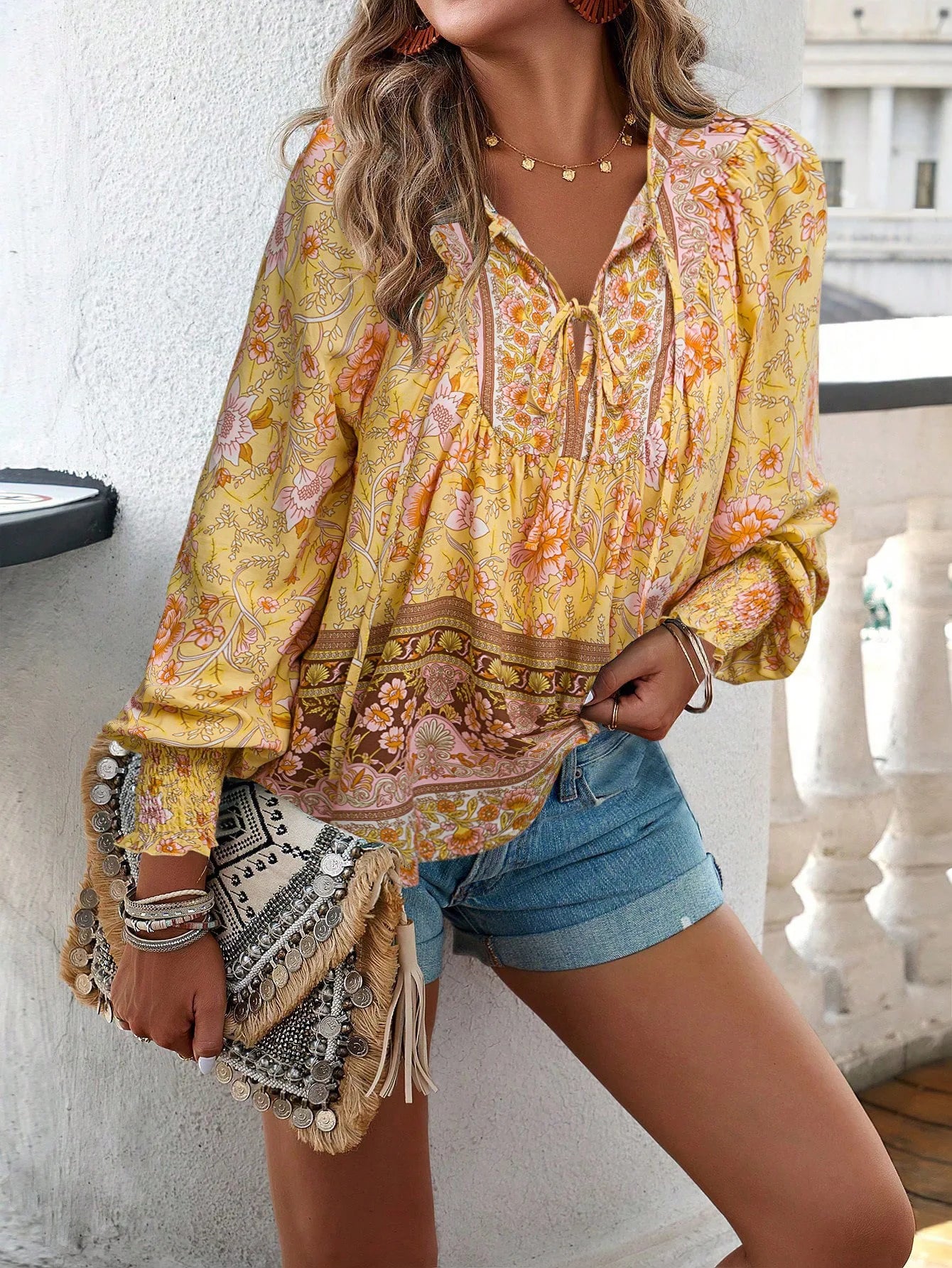 Beach Coverups For Women Swimsuit Dress Swimwear Bikini 2026 Tunica Playa Bath Exits Leisure Bohemian Vacation Print V Neck