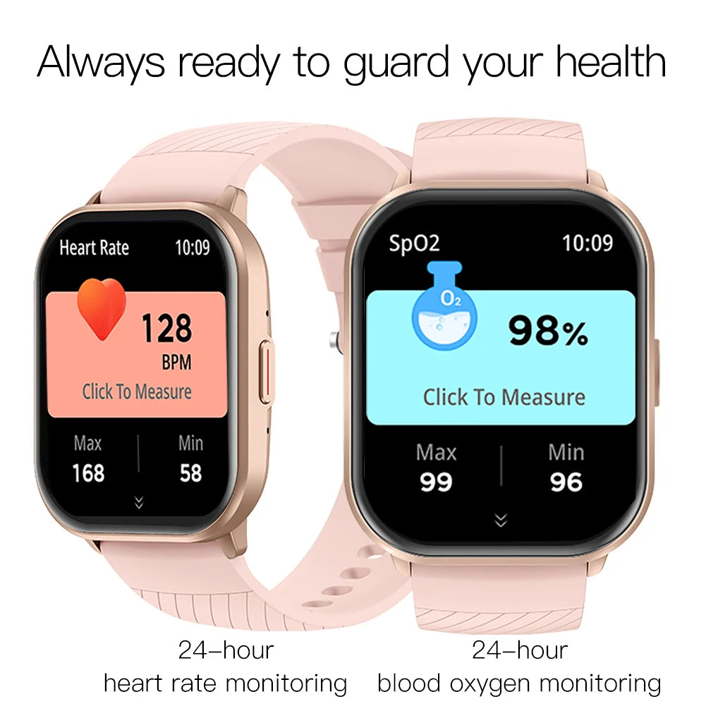 OLEVS 8206 Smart Watch Original Brand 2.01 Inch Full Touch Screen Sports Fitness Bluetooth Smartwatch Compatible Android iOS