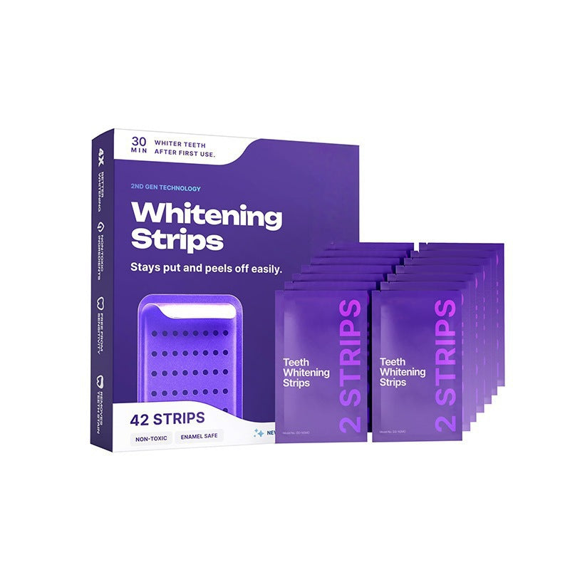 Teeth Whitening Strips with Floral Scent