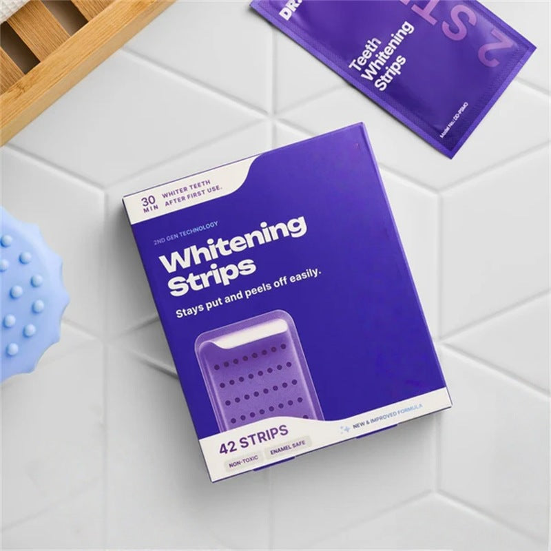 Teeth Whitening Strips with Floral Scent