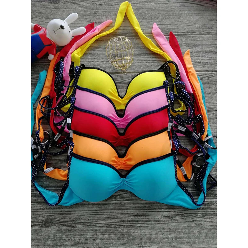 2022 Sexy Bikini Set Three Piece Swimsuit Women Push Up Swimwear Brazilian Bathing Suit Beachwear Swimming Suit For Women