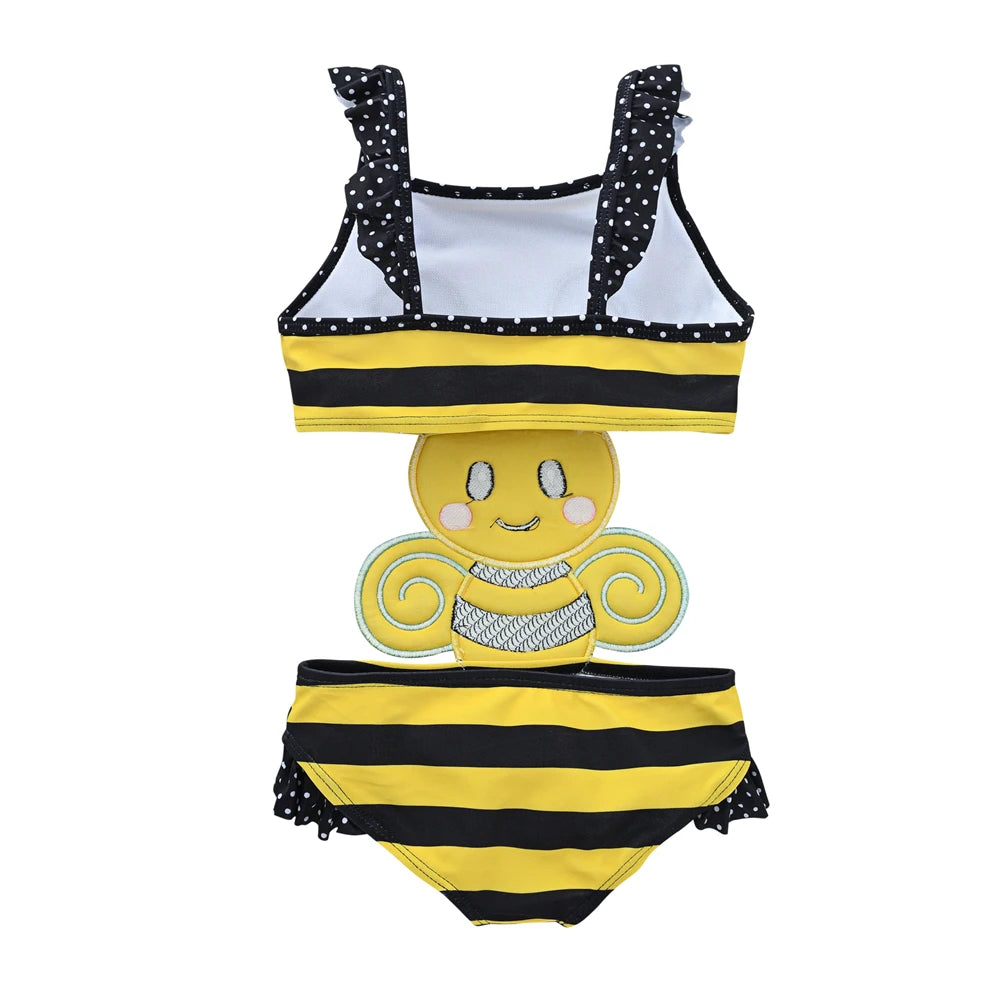 Toddler Infant Baby Girls Swimwear Watermelon Swimsuit Swimming Beach Bathing Bikini Cute Summer One-Piece Swimming Baby Overall