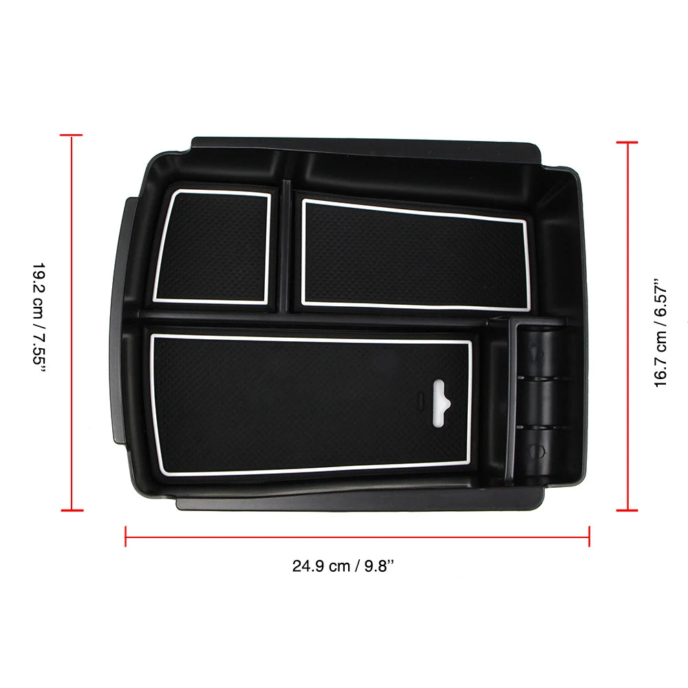 Armrest Storage Box for Kia Sorento 2016 2017 2018 Interior Organizer Central Console Glove Holder Tray