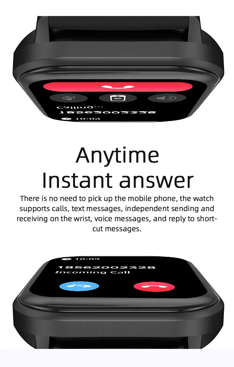 OLEVS 8206 Smart Watch Original Brand 2.01 Inch Full Touch Screen Sports Fitness Bluetooth  Smartwatch Compatible Android iOS