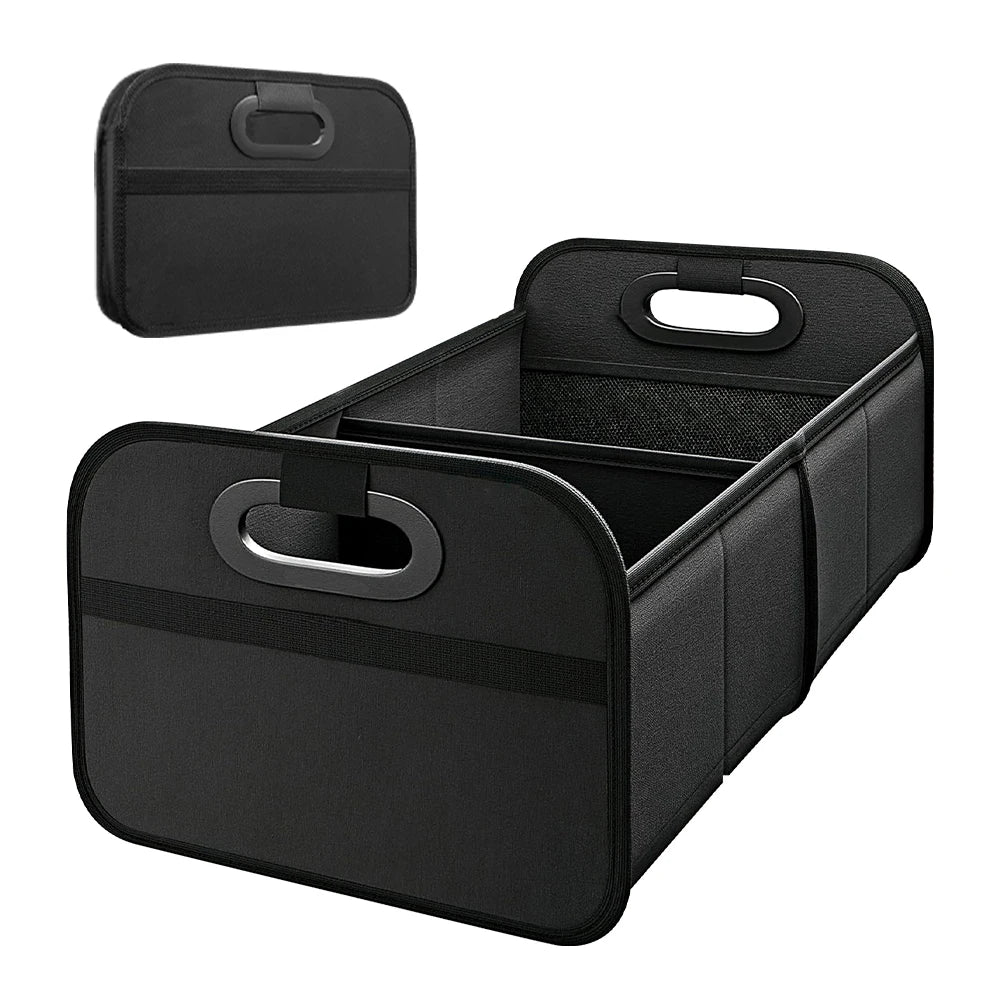 35L Foldableable Portable Car Storage Box Car Storage Box Car Truck Trunk Storage Box Camping Style Outing Storage Box Space-Saving Multi-Functional Storage Box