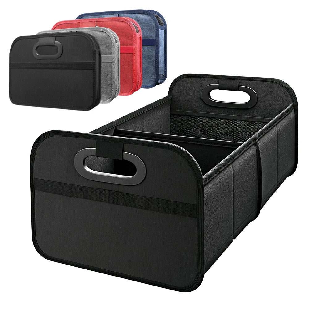 35L Foldableable Portable Car Storage Box Car Storage Box Car Truck Trunk Storage Box Camping Style Outing Storage Box Space-Saving Multi-Functional Storage Box