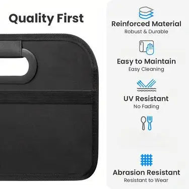 35L Foldableable Portable Car Storage Box Car Storage Box Car Truck Trunk Storage Box Camping Style Outing Storage Box Space-Saving Multi-Functional Storage Box