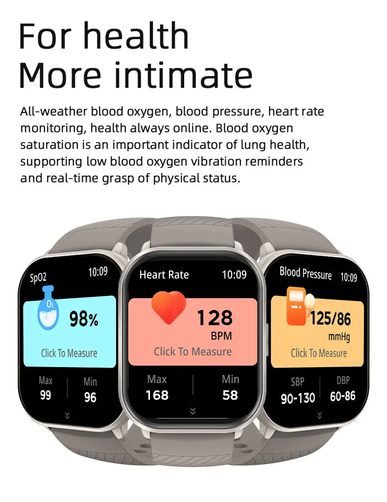 OLEVS 8206 Smart Watch Original Brand 2.01 Inch Full Touch Screen Sports Fitness Bluetooth  Smartwatch Compatible Android iOS