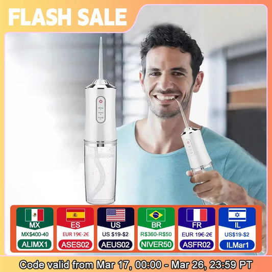 AquaPulse Pro Portable Daily Jet Flosser