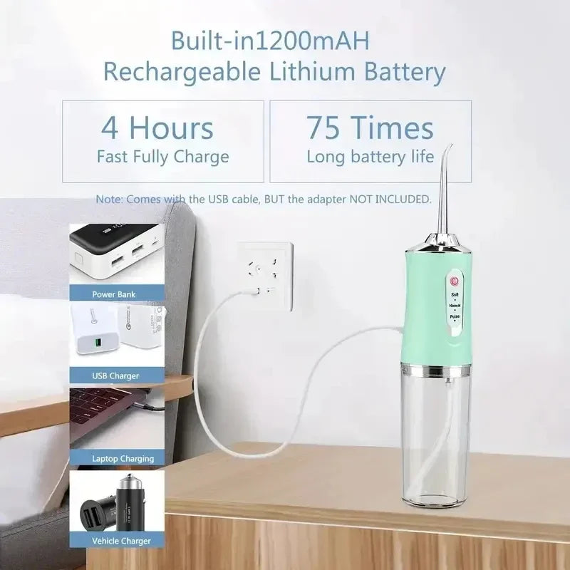 AquaPulse Pro Portable Daily Jet Flosser